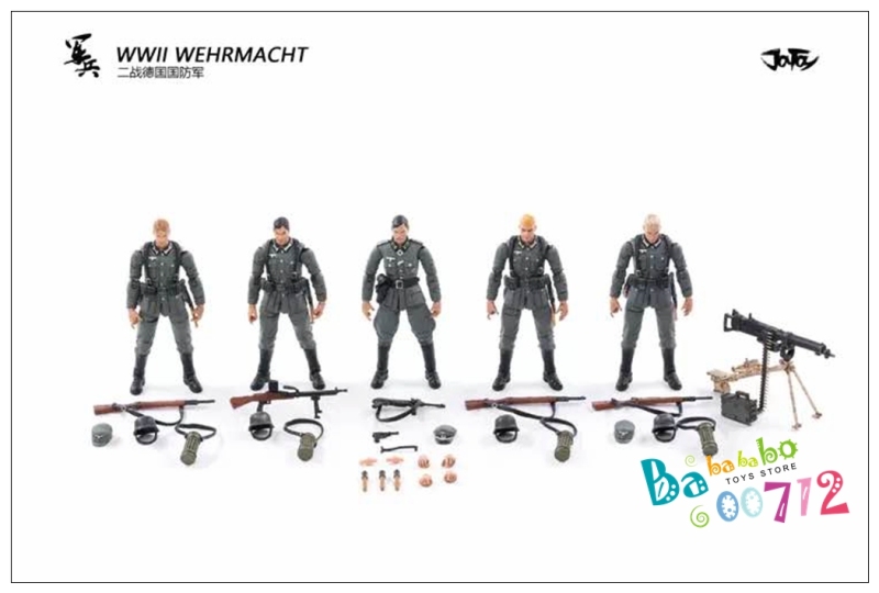 JoyToy Source 1/18 WWII German Wehrmacht Unit Set of 5