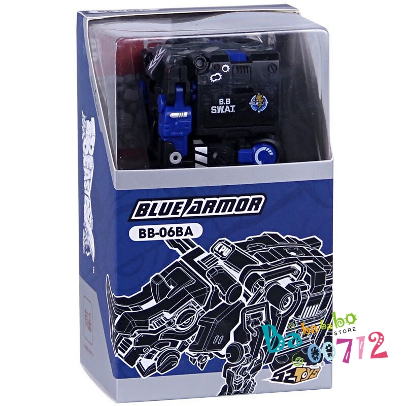Pre-order 52Toys BeastBOX BB-06BA Robotic Rhino Rhyden Blue Armor Transforming Figure