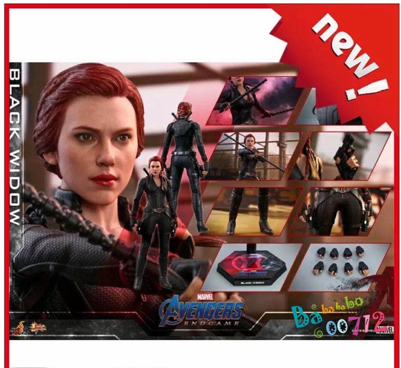 1/6 Scale Hottoys Avengers: Endgame Black Widow Action Figure Outfits HT MMS533