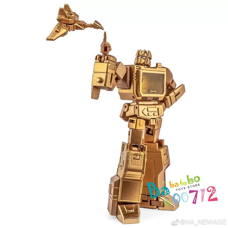 Newage H21G Soundwave Golden Lagoon Version w/ 4 Cassettes in stock mini