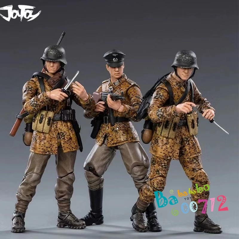 JoyToy Source 1/18 WWII German Wehrmacht Spring &amp; Autumn Camouflage Set of 7