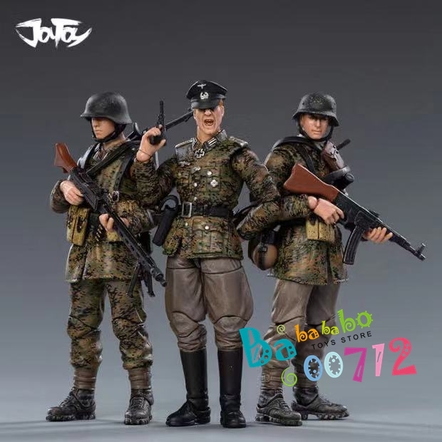 JoyToy Source 1/18 WWII German Wehrmacht Spring &amp; Autumn Camouflage Set of 7