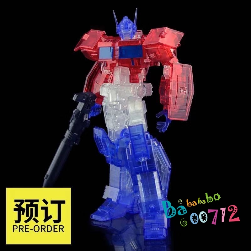 Pre-order  Flame Toys Furai Model Optimus Prime IDW Clear Version Model Kit