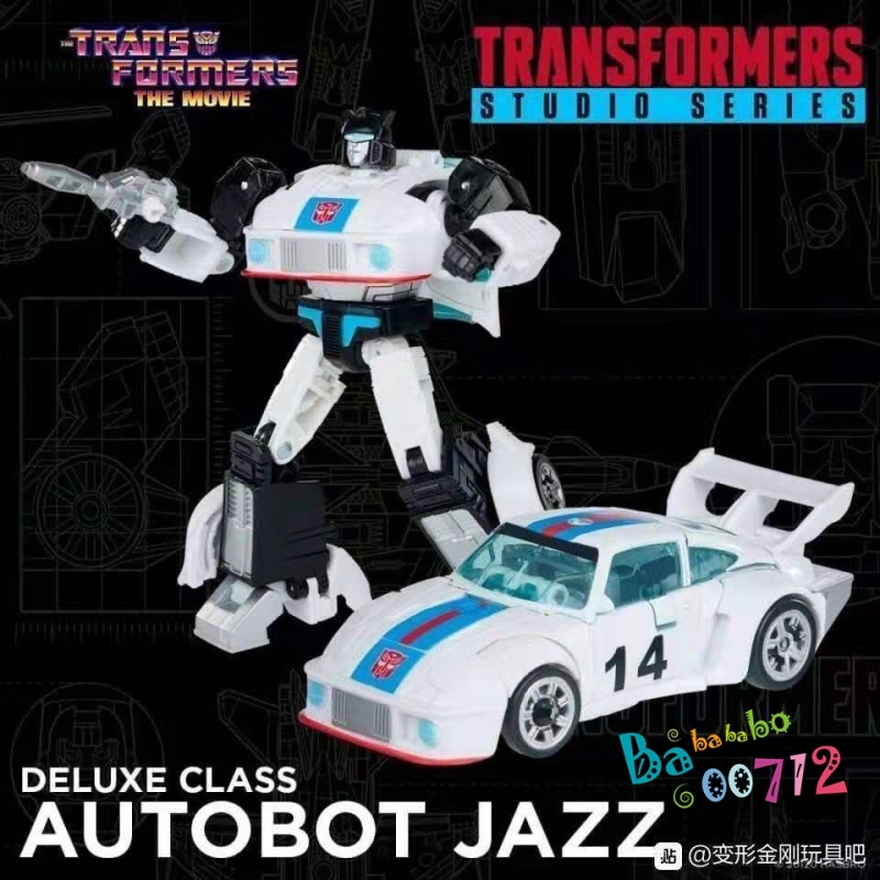 Hasbro THE MOVIE 86  STUDIO SERIES 01 JAZZ  DELUXE CLASS TRANSFORMERS in stock