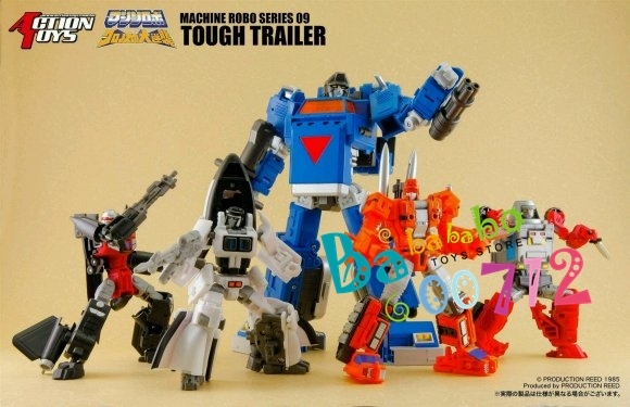 Action Toys Machine series 09 TOUGH TRAILER Gobots Transformers Toy
