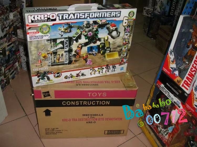 KRE-O  Destruction site Devastator  Action Figure Toy