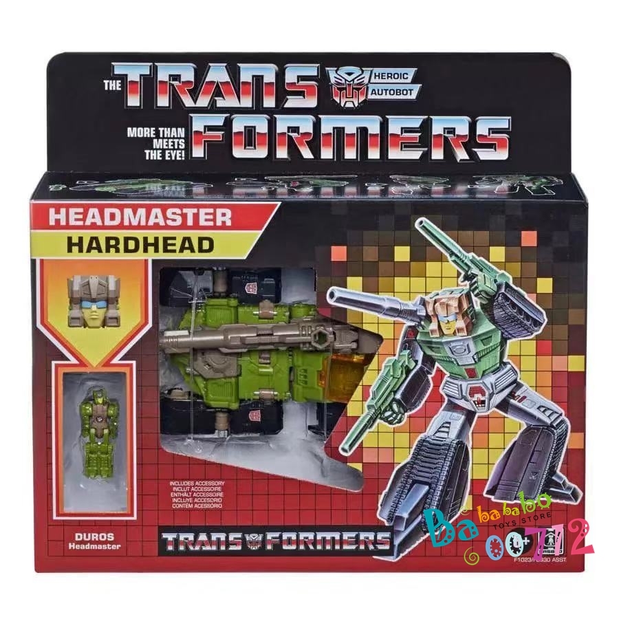 Pre-order Transformers  HEADMASTER HARDHEAD G1 Action Figure Toy