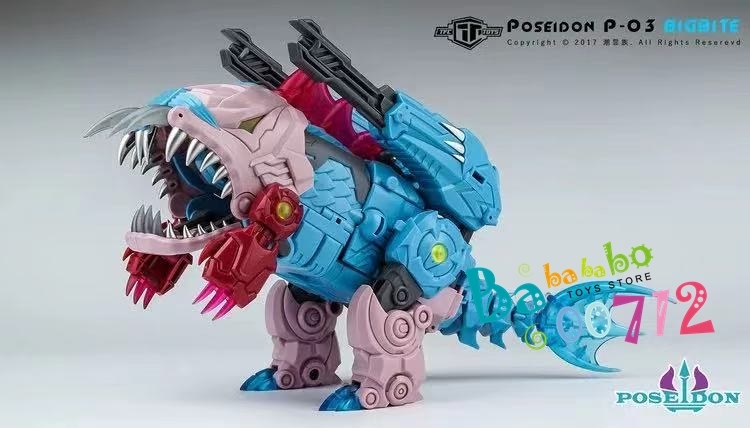 Pre-order Transformers TFC Poseidon P-03 Bigbite Action Figure toy