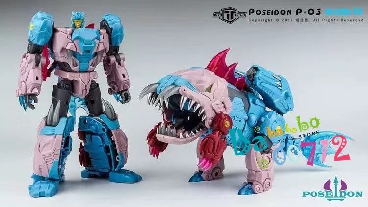 Pre-order Transformers TFC Poseidon P-03 Bigbite Action Figure toy