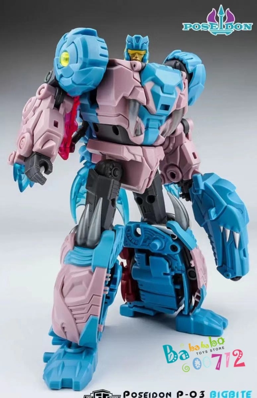 Pre-order Transformers TFC Poseidon P-03 Bigbite Action Figure toy