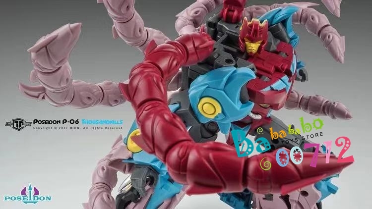 Pre-order Transformers Toys TFC Poseidon P-06 Thousandkills Action Figure Toy reprint