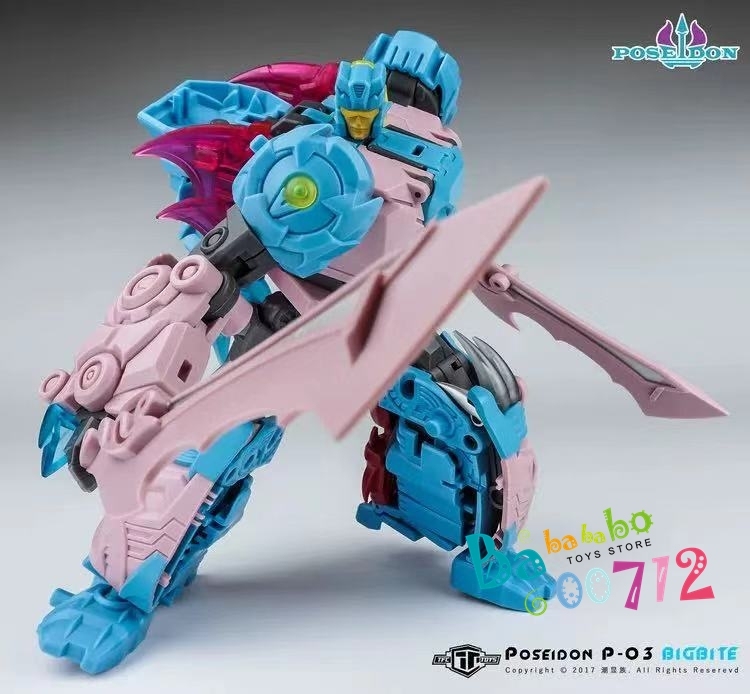 Pre-order Transformers TFC Poseidon P-03 Bigbite Action Figure toy