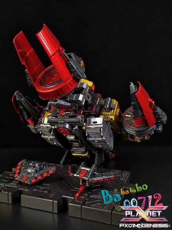 Transformers  Planet X PX-01M Metallic Ver. Genesis Omega Figure in stock