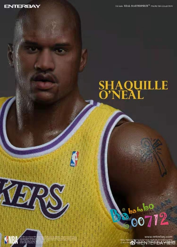 Pre-order ENTERBAY 1/6 REAL MASTERPIECE NBA COLLECTION - SHAQUILLE O'NEAL ACTION FIGURE