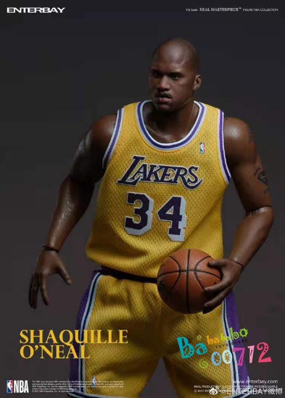 Pre-order ENTERBAY 1/6 REAL MASTERPIECE NBA COLLECTION - SHAQUILLE O'NEAL ACTION FIGURE