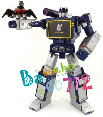 Masterpiece MP-13 MP15&MP16  Soundwave Rumble&Jaguar Frenzy&Buzzaw Set Transformers Action figure toy ko