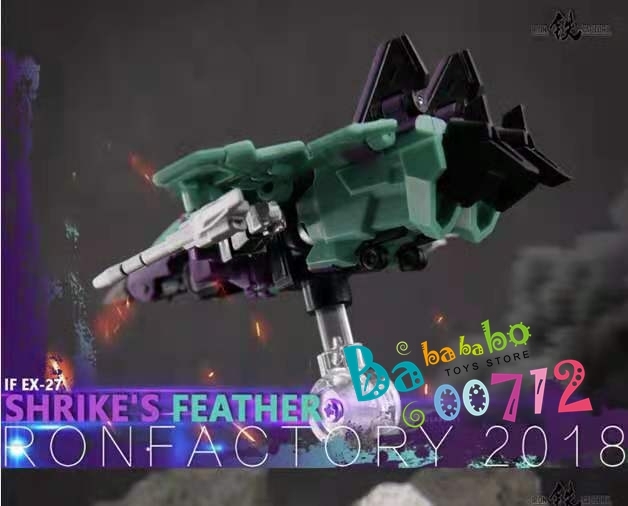 Iron Factory IF EX-27 Shrike's Feather mini Transform Robot Toy  Action Figure