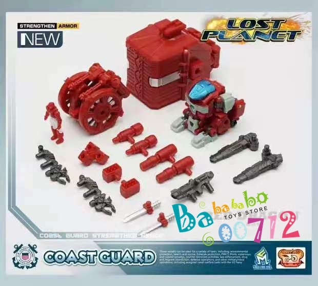 MechFansToys Lost Planet Coast Guard CG02 Red Dragon mini Toy