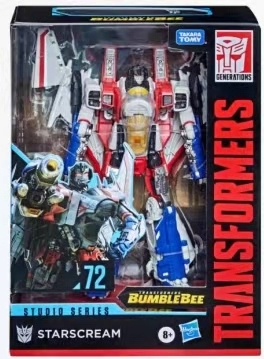 Transformers Hasbro Studio Series 72 STARSCREAM  action figure toy will arrive