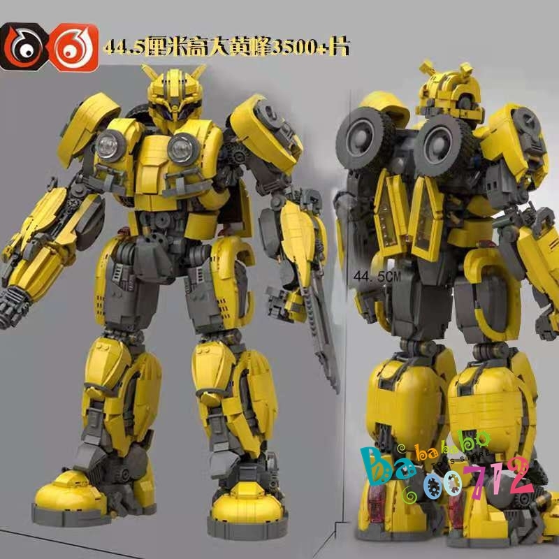 Lepin/66 Block Model No.663 Bumblebee Action Figure Toy