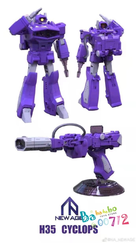 NewAge H35 Cyclops Shockwave mini  transformers  Action Figure Toy will arrive