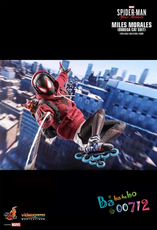 Pre-order Hot Toys VGM50 1:6 Spider-man Miles Morales ( Bodega Cat Suit ) Action Figure