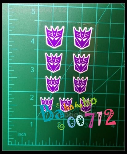 New Autobots Decepticons Symbol stickers 278pcs set for toy transformers instock