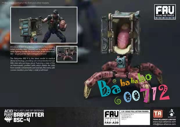 Acid Rain 1:18 Scale FAV-A39 Babysitter BSC-4  the last line of defense Action Figure