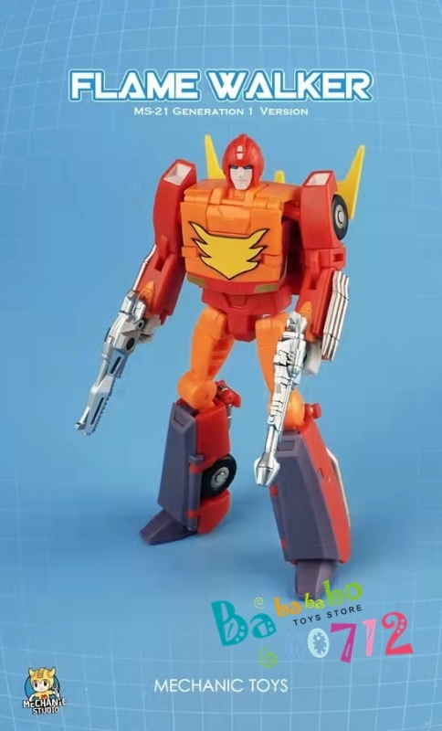 Mech Fans Toy MS-21 Flame Walker Hot Rod transform Robot Action Figure  mini in stock