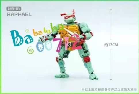 Pre-order 52Toys MegaBox MB-18 MB18 Raphael Raffaele Teenage Mutant Ninja Turtles Transform Figure
