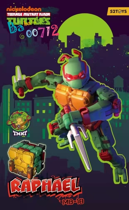Pre-order 52Toys MegaBox MB-18 MB18 Raphael Raffaele Teenage Mutant Ninja Turtles Transform Figure