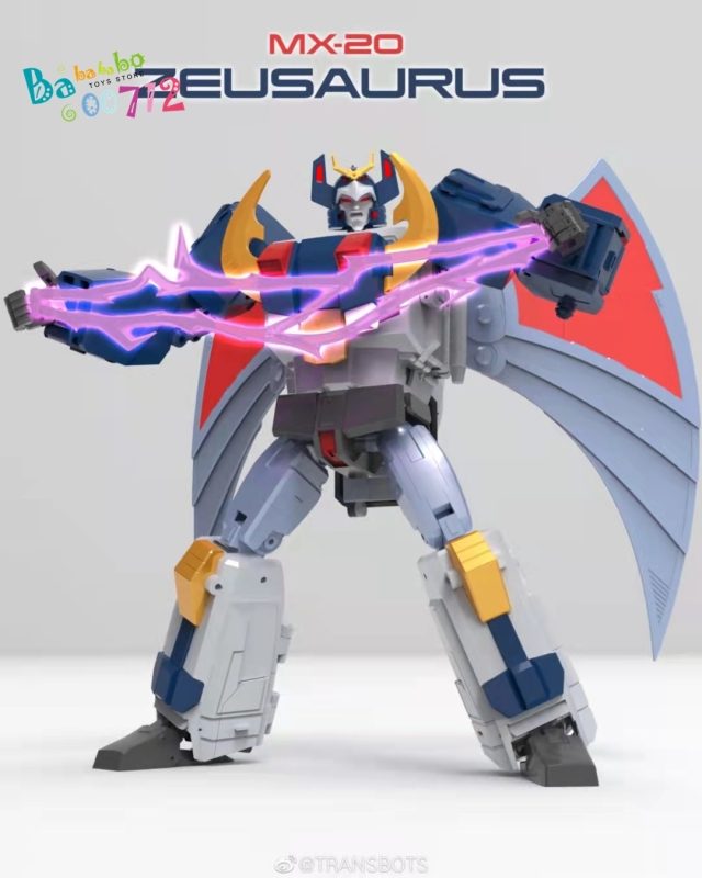 Pre-order X-Transbots MX-20 Zeusaurus Transform Robot Action Figure