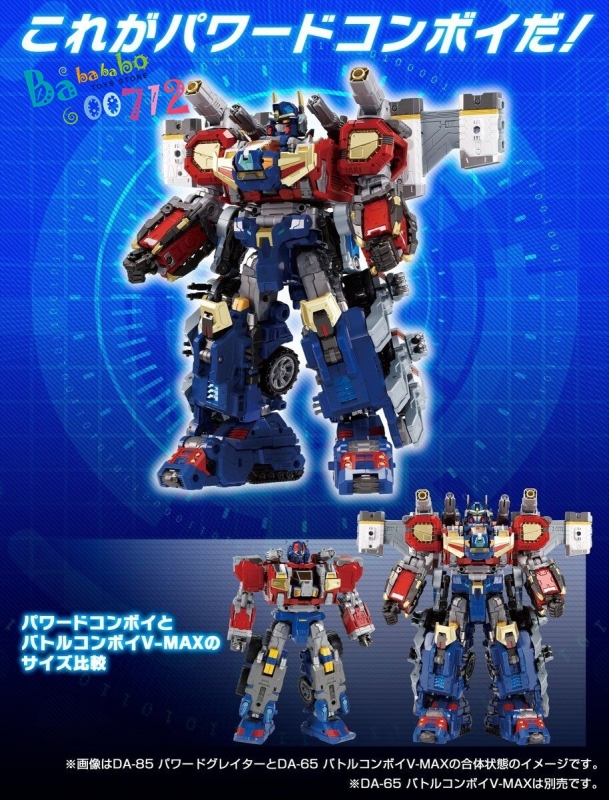 Takara Diaclone DA-85 DA85 Powered Greater Figure