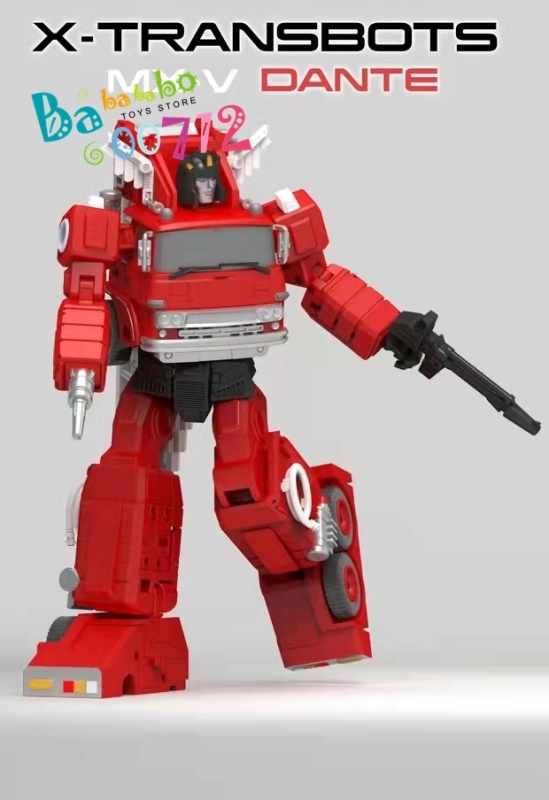 X-Transbots MX-V MX-5 DANTE G1 INFERNO Transform Robot Action Figure