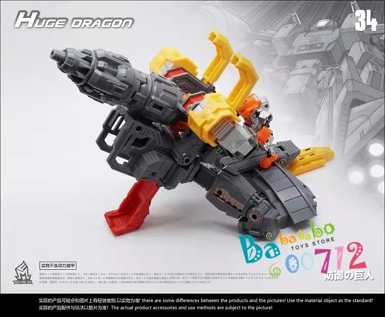 In coming MFT MF 34 Huge Dragon Mini Omega Supreme Action figure Toy  in stock
