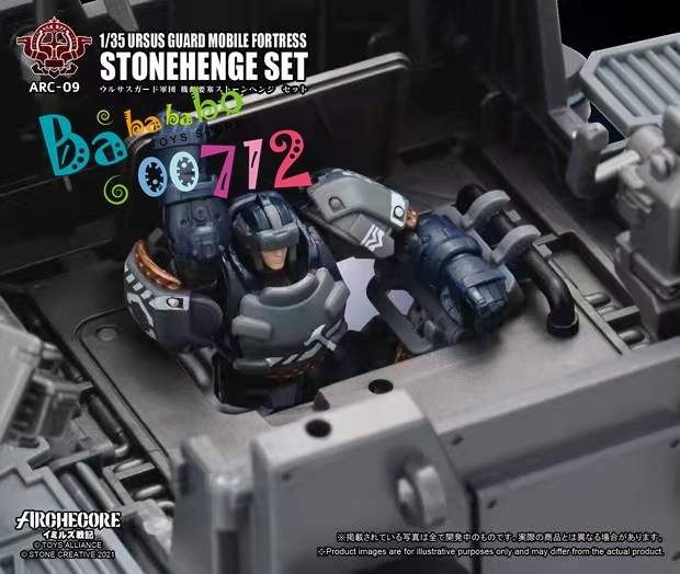 Toy Alliance 1:35  Archecore ARC-09 Ursus Guard Mobile Fortress Stonehenge Set