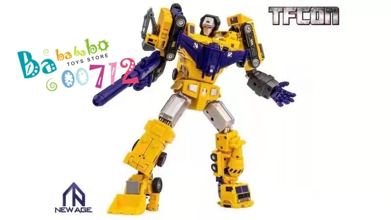 Pre-order Transformers  Newage NA  Devastator gift box yellow version mini Action figure