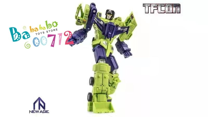 Pre-order Transformers  Newage NA  Devastator gift box green version mini Action figure