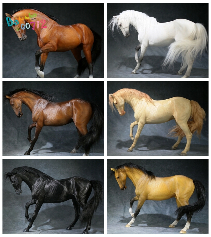 Mr.Z 1:6 Scale Animal Resin Simulation Toy Akhal-Teke Horse Figure 6 Color Model