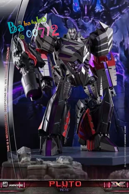 Pre-order Transformers Planet X  PX15B PX-15B Pluto Megatron Metallic Version Action Figure