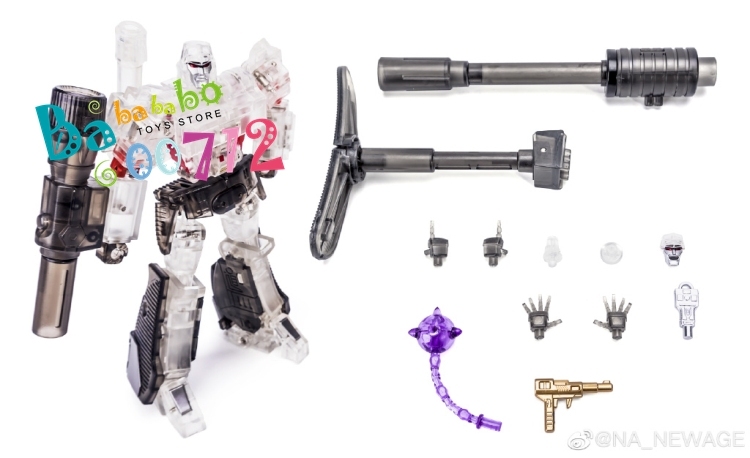 Newage NA H9T Agamenmnon mini G1 Megatron Clear Limtied Version