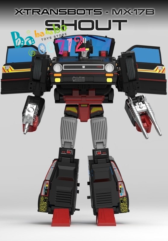 In coming X-Transbots  MX-17B MX-17B SHOUT Diaclone color Transform Robot Action Figure