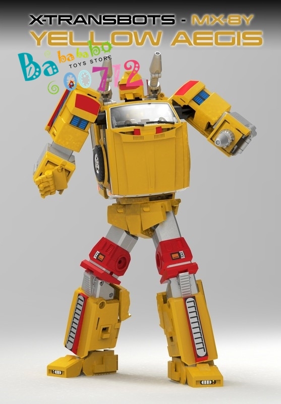 Pre-order X-Transbots  MX-8Y MX-8Y YELLOW AEGIS Diaclone color Transform Robot Action Figure
