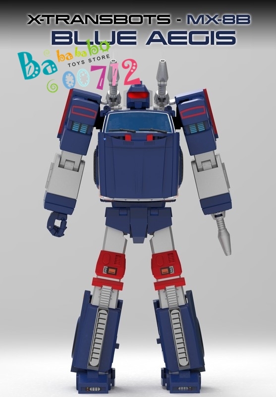 Pre-order X-Transbots  MX-8B MX-8B BLUE AEGIS Diaclone color Transform Robot Action Figure