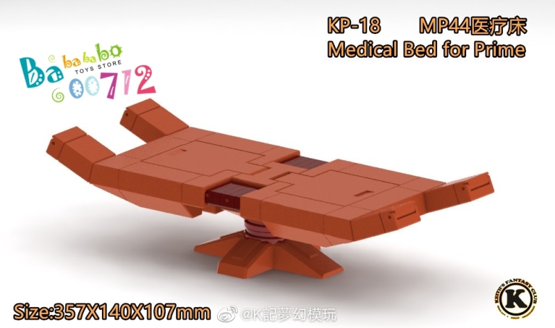 Pre-order  KFC Toys KP-18  Medical Bed for MP44 Prime