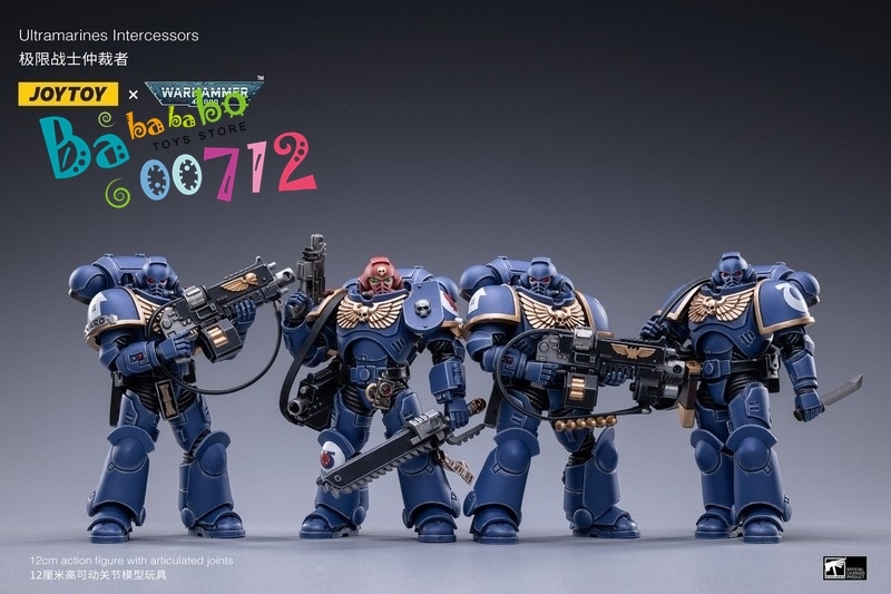 JoyToy WARHAMMER 40K 1:18 INTERCESSORS SPACE MARINES ULTRAMARINES SETS Action figure Toys