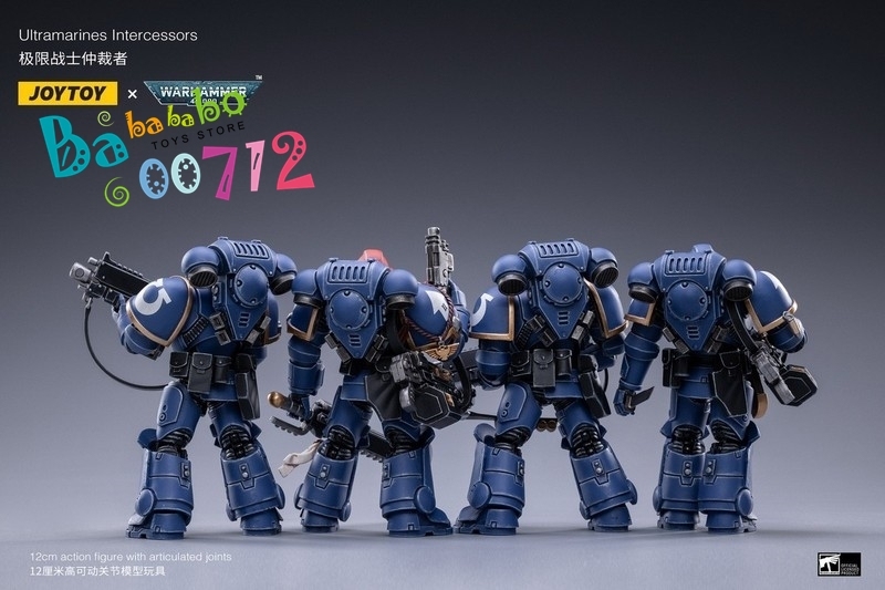 JoyToy WARHAMMER 40K 1:18 INTERCESSORS SPACE MARINES ULTRAMARINES SETS Action figure Toys