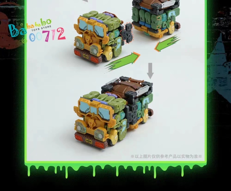 52Toys MegaBox MB18 MB19 MB20 MB21 Teenage Mutant Ninja Turtles set4 Transform Figure