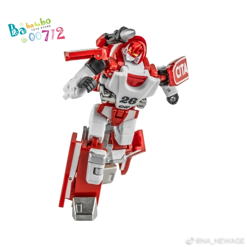 Newage NA H42EXR Shean RED Version G1 Mirage mini Transform Robot  Action Figure