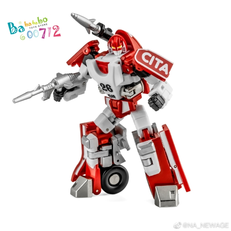 Newage NA H42EXR Shean RED Version G1 Mirage mini Transform Robot  Action Figure